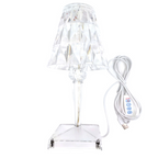Lampada da tavolo Crystal Touch per un'illuminazione romantica ed elegante in camera da letto | Fioriscas