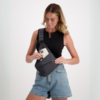 RFID-Blocking Anti-Theft Crossbody Travel Bag, Water-Resistant