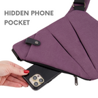 RFID-Blocking Anti-Theft Crossbody Travel Bag, Water-Resistant