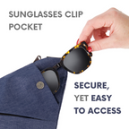 RFID-Blocking Anti-Theft Crossbody Travel Bag, Water-Resistant