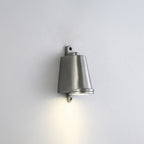 Lampada da parete industriale Ray a forma di campana in metallo, nero/grigio/rame/alluminio | Fioriscas