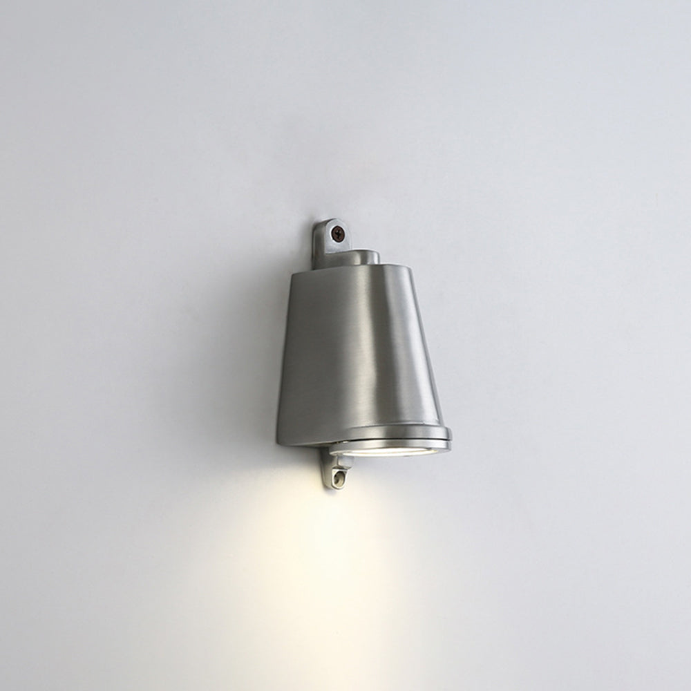Lampada da parete industriale Ray a forma di campana in metallo, nero/grigio/rame/alluminio | Fioriscas
