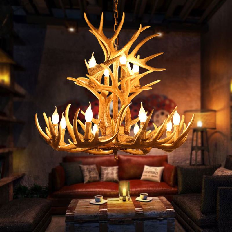 Lampada a sospensione LED nordica Silva in legno e metallo per bar/sala da pranzo/soggiorno | Fioriscas
