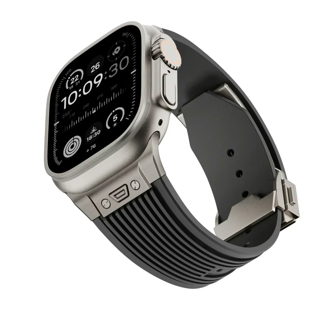 Silikonový řemínek k hodinkám Apple Watch 44–49 mm, nastavitelný řemínek NovaFlex