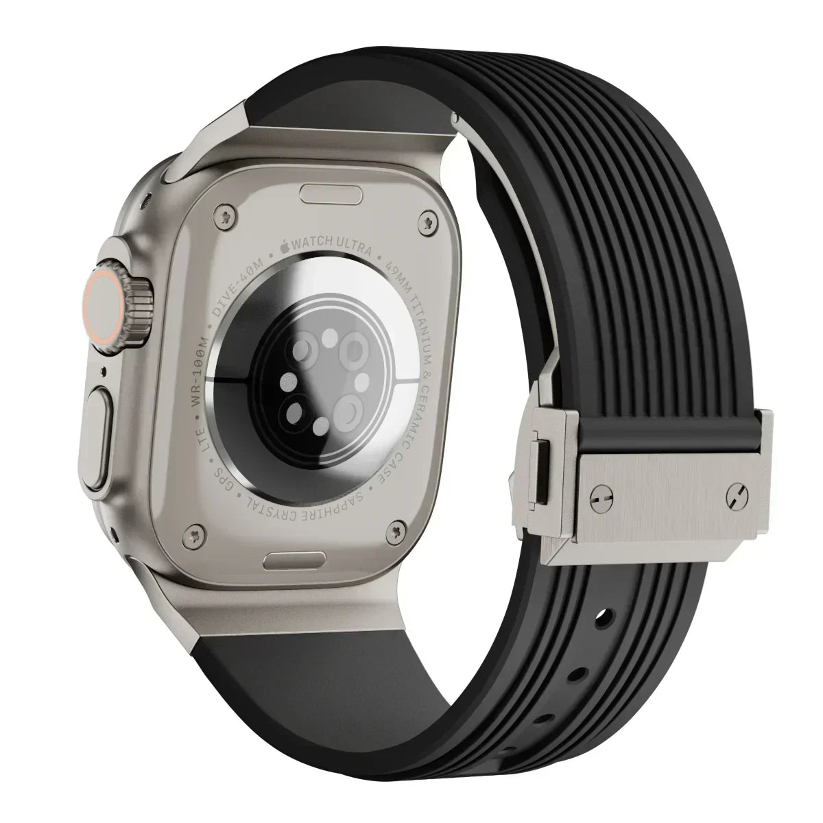 Silikonový řemínek k hodinkám Apple Watch 44–49 mm, nastavitelný řemínek NovaFlex