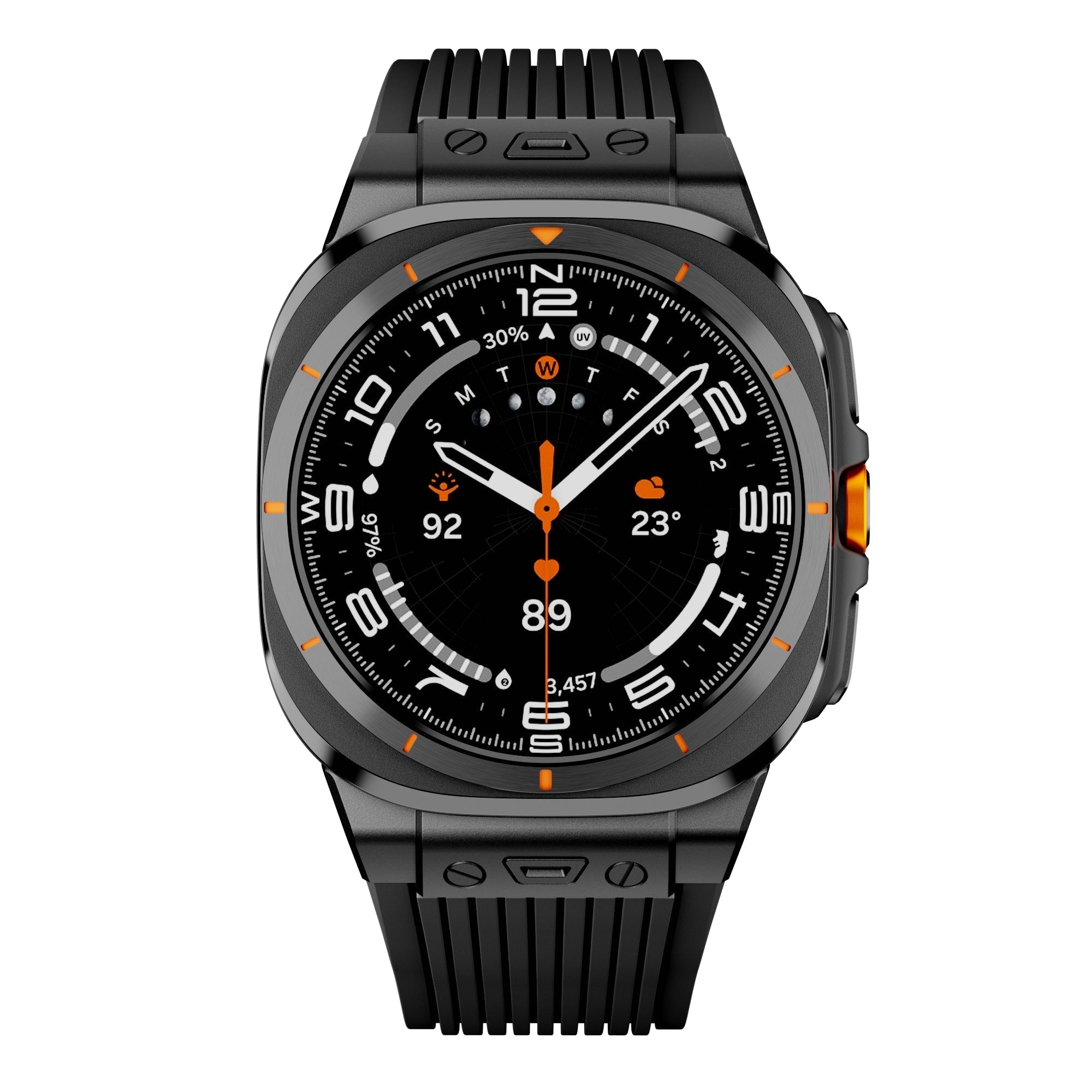 Samsung Watch Ultra Silicone Band, Kirrea Adjustable Strap With Buckle