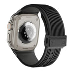 Silikonový řemínek k hodinkám Apple Watch 44–49 mm, nastavitelný řemínek NovaFlex