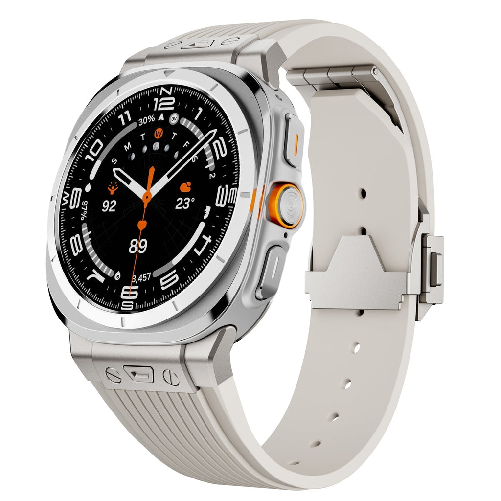 Samsung Watch Ultra Silicone Band, Kirrea Adjustable Strap With Buckle
