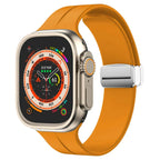 רצועה לשעון Apple Watch עם סגירת סיליקון מגנטית לשימוש יומיומי | Fioriscas