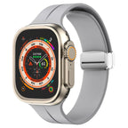 רצועה לשעון Apple Watch עם סגירת סיליקון מגנטית לשימוש יומיומי | Fioriscas