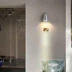 Lampada da parete industriale Ray a forma di campana in metallo, nero/grigio/rame/alluminio | Fioriscas