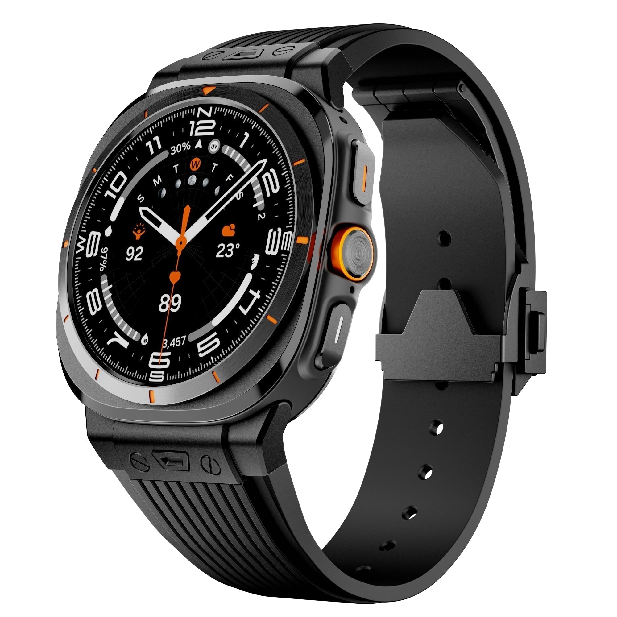 Samsung Watch Ultra Silicone Band, Kirrea Adjustable Strap With Buckle