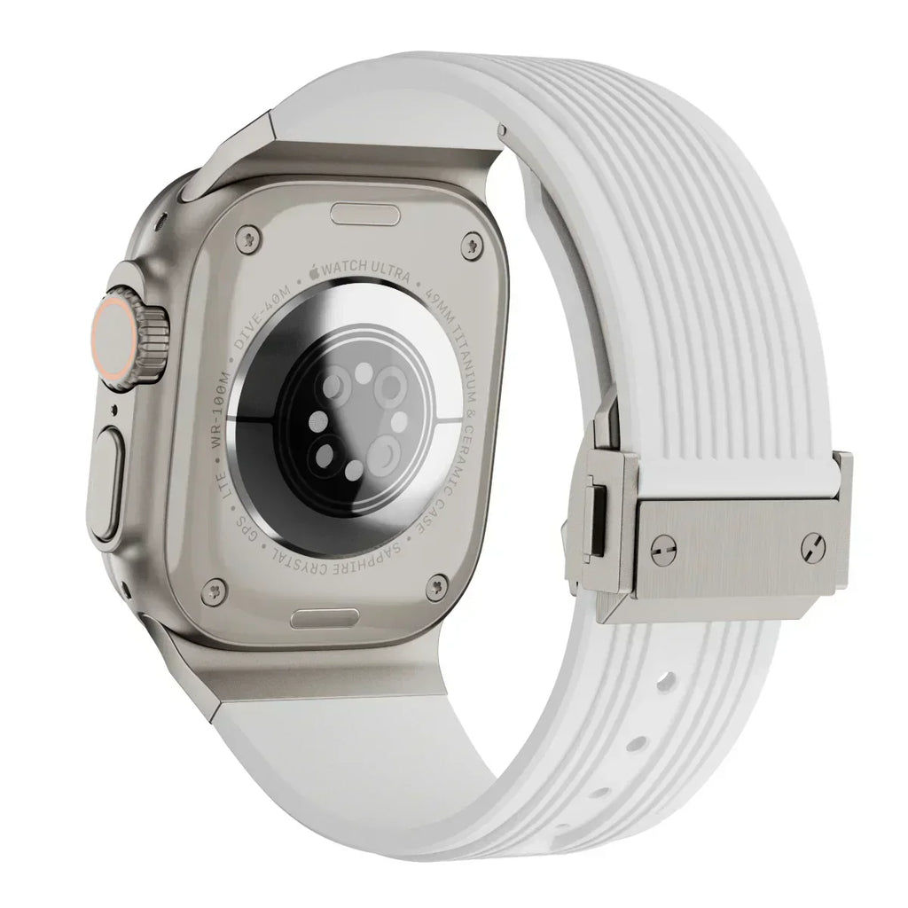 Silikonový řemínek k hodinkám Apple Watch 44–49 mm, nastavitelný řemínek NovaFlex