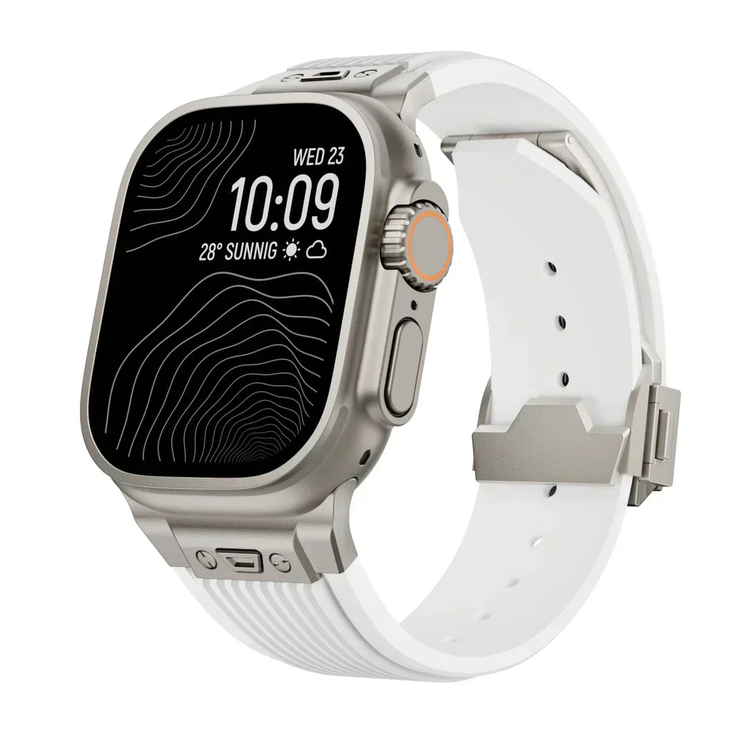 Silikonový řemínek k hodinkám Apple Watch 44–49 mm, nastavitelný řemínek NovaFlex