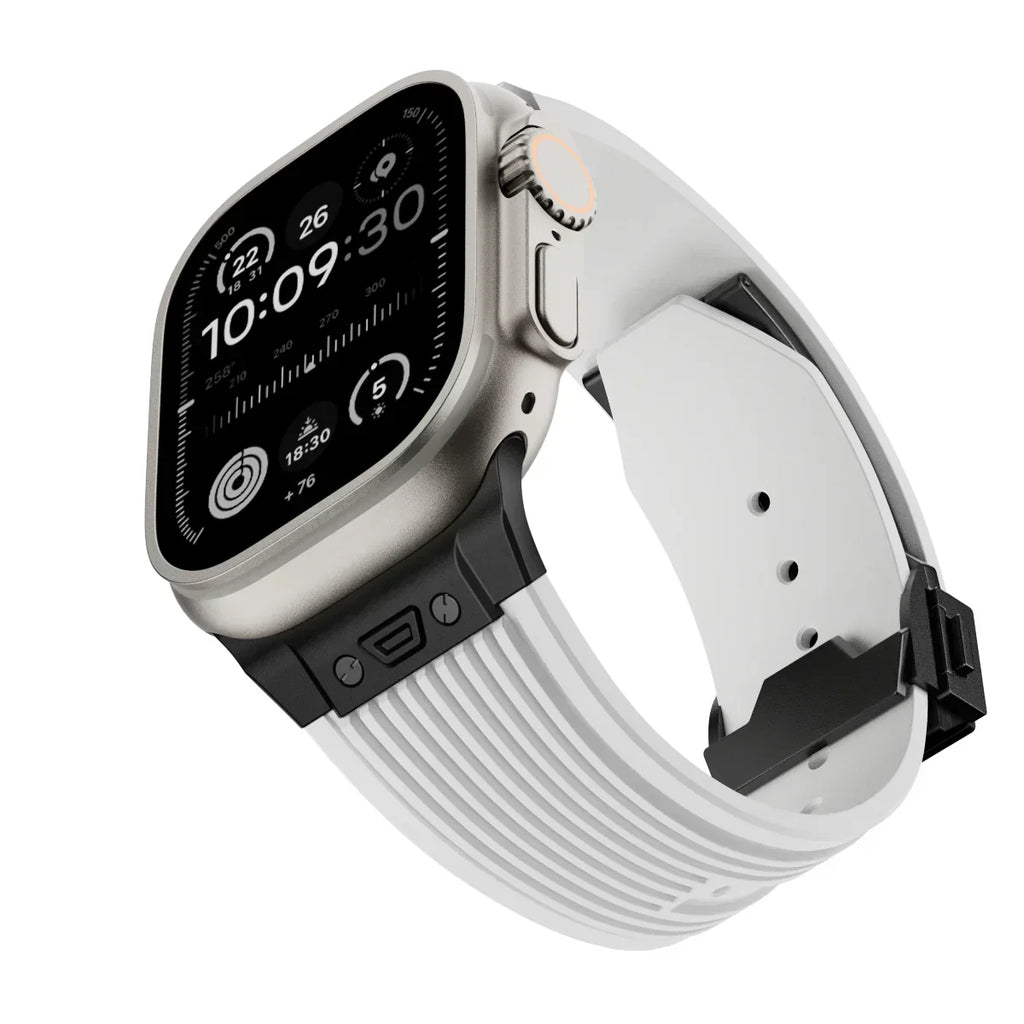 Silikonový řemínek k hodinkám Apple Watch 44–49 mm, nastavitelný řemínek NovaFlex
