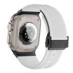 Silikonový řemínek k hodinkám Apple Watch 44–49 mm, nastavitelný řemínek NovaFlex