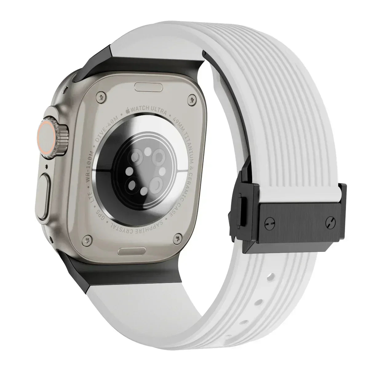Silikonový řemínek k hodinkám Apple Watch 44–49 mm, nastavitelný řemínek NovaFlex