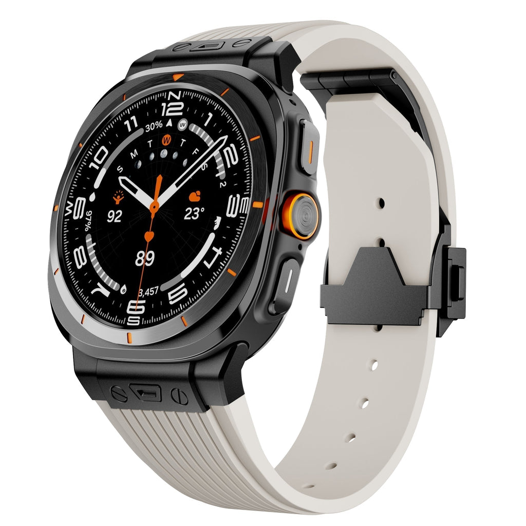 Samsung Watch Ultra Silicone Band, Kirrea Adjustable Strap With Buckle