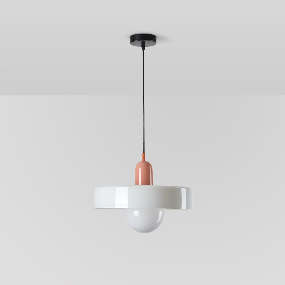 Lampada a sospensione vintage in vetro Jess | Fioriscas