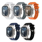Silikonarmband för Apple Watch från Nexal, adapter i rostfritt stål