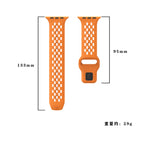 Bracelet Apple Watch, AeroFlex en caoutchouc suisse FKM respirant, ajustement sport
