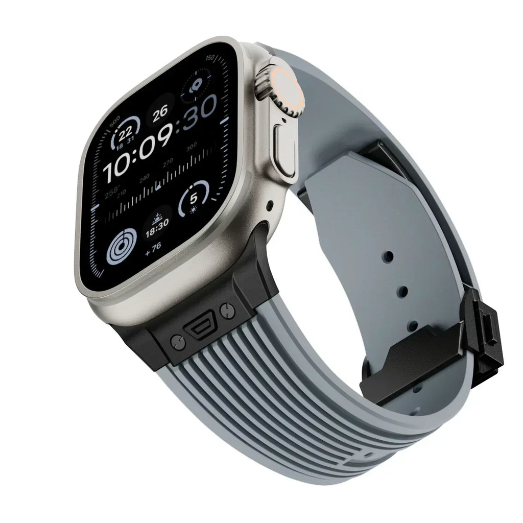Silikonový řemínek k hodinkám Apple Watch 44–49 mm, nastavitelný řemínek NovaFlex