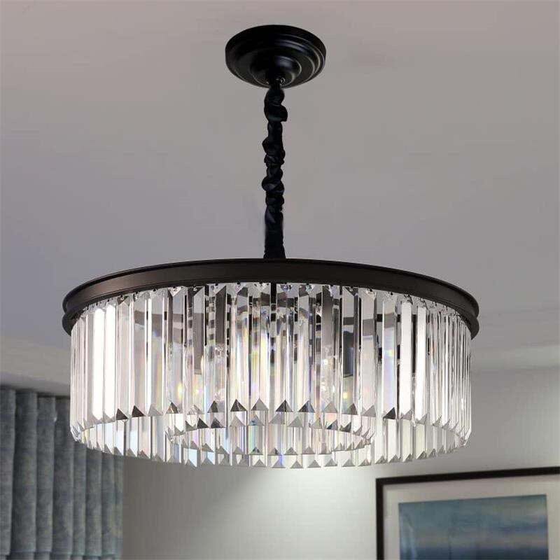 Liora K9-krystalpendel, konvertibel lysekrone og loftslampe