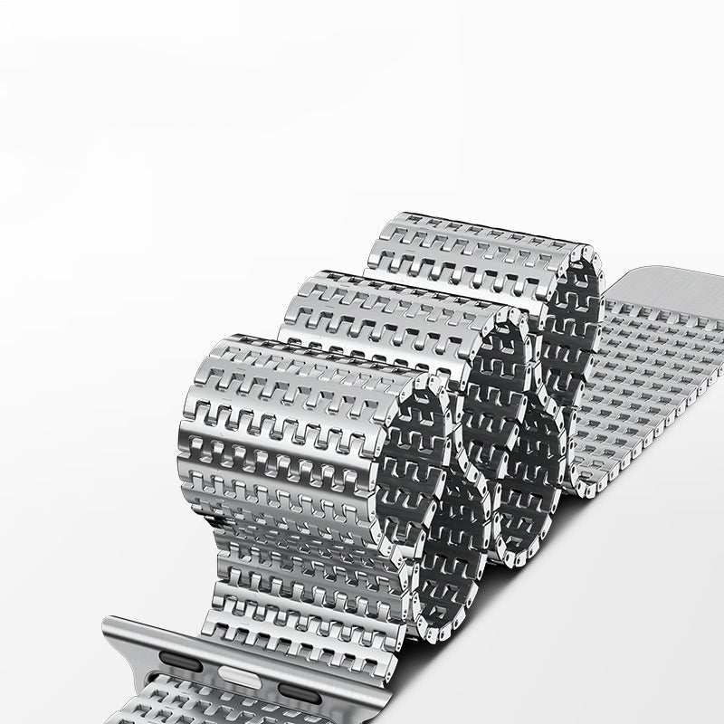 Magnetisk stålrem til Apple Watch fra Vellaro, Domino-link design