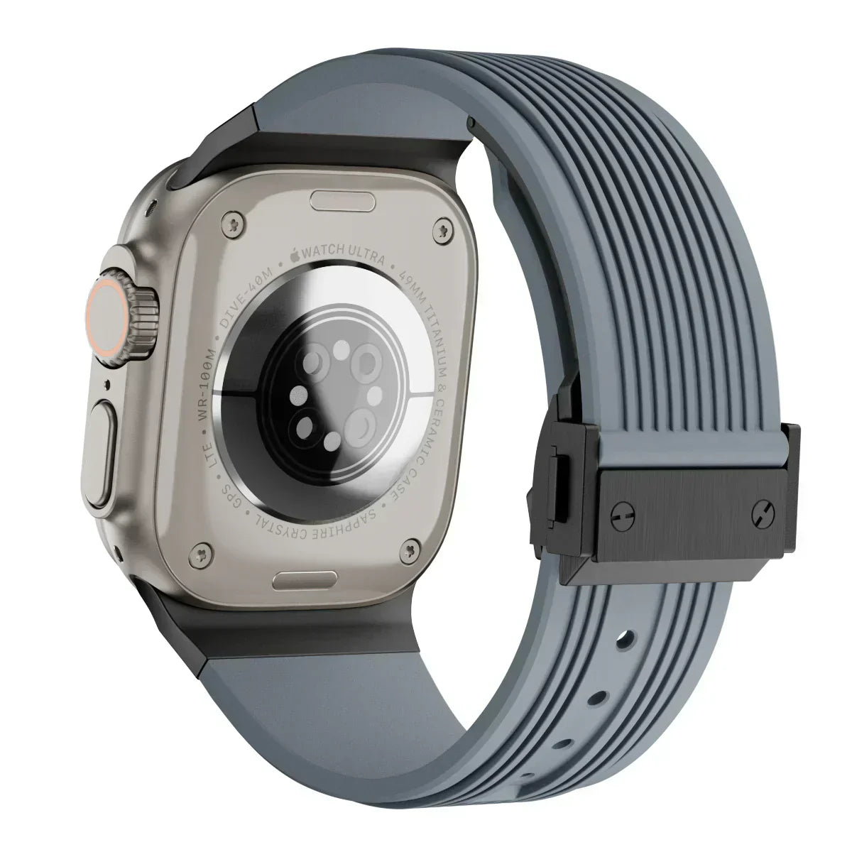 Silikonový řemínek k hodinkám Apple Watch 44–49 mm, nastavitelný řemínek NovaFlex