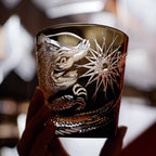 Takumi Soaring Dragon Crystal Whisky Glass, Wooden Box