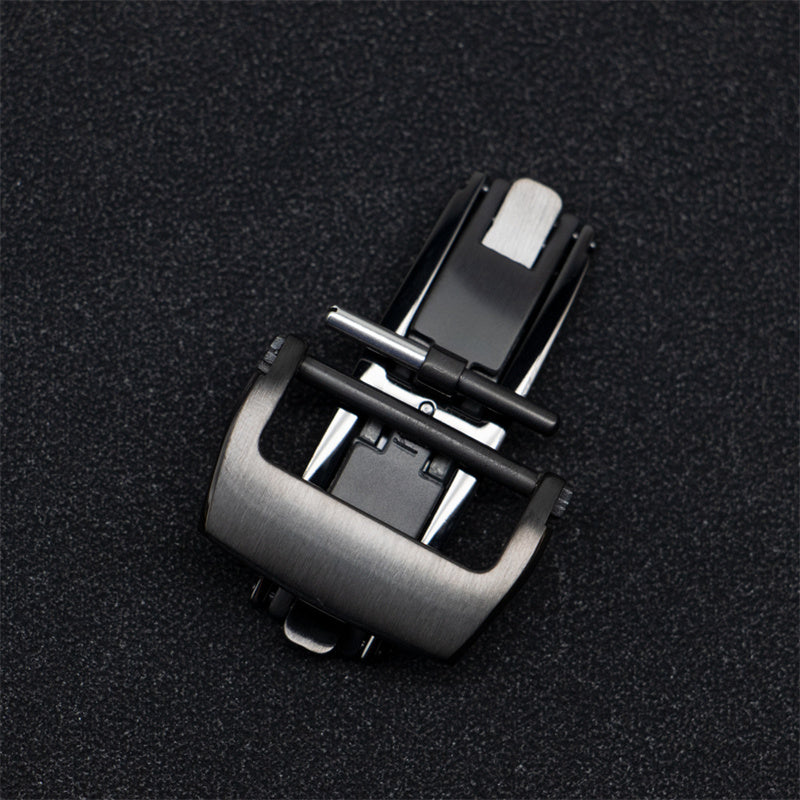 Novara Silicone Apple Watch Band With Titanium Adapter & Butterfly Clasp