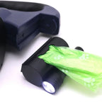 Guinzaglio doppio con LED e dispenser per sacchetti per passeggiate senza stress - Fioriscas