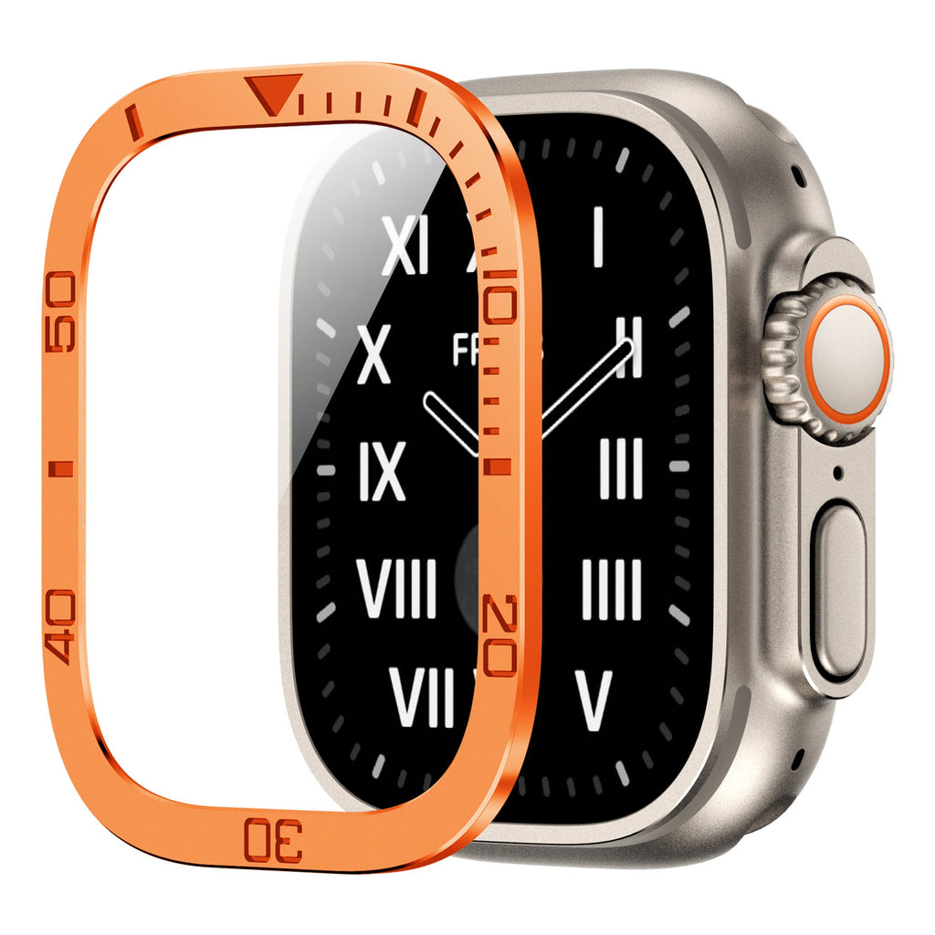 Gehard glazen schermbeschermer voor Apple Watch Ultra, Vellon