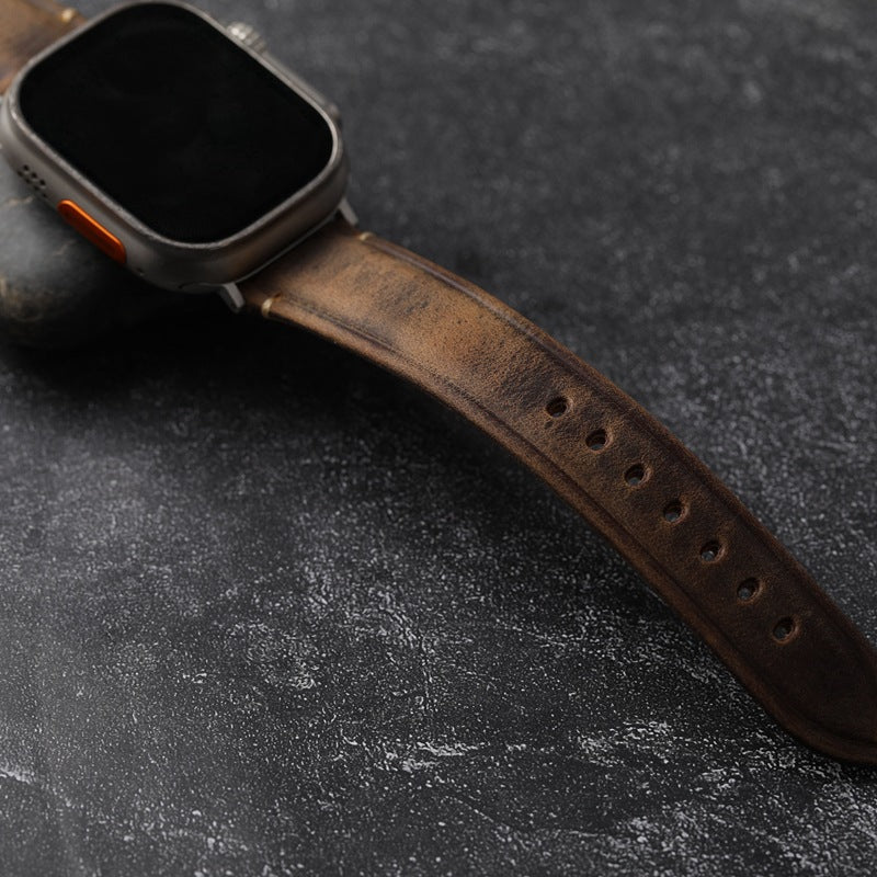 Apple Watch-rem, Vellaro rustikt fuldkornet italiensk læder