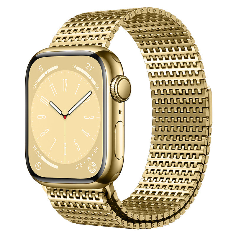 Magnetisk stålrem til Apple Watch fra Vellaro, Domino-link design