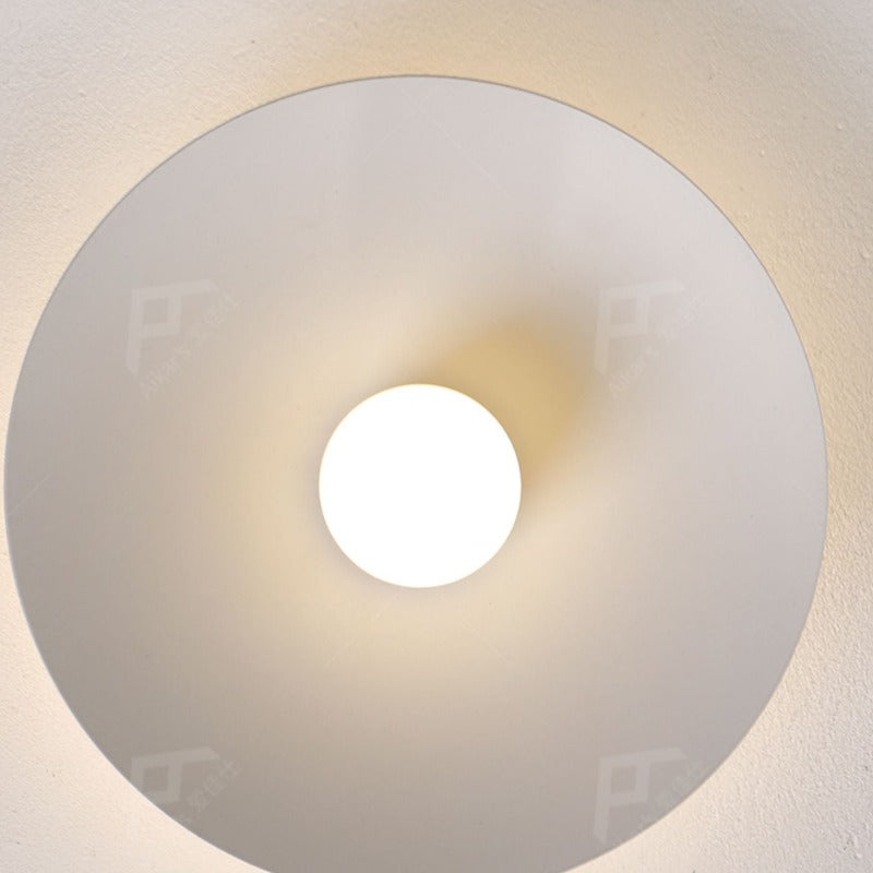 Arisha Modern Flush Mount Ceiling Light White Red Black Metal Balcony | Fioriscas