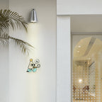 Lampada da parete industriale Ray a forma di campana in metallo, nero/grigio/rame/alluminio | Fioriscas