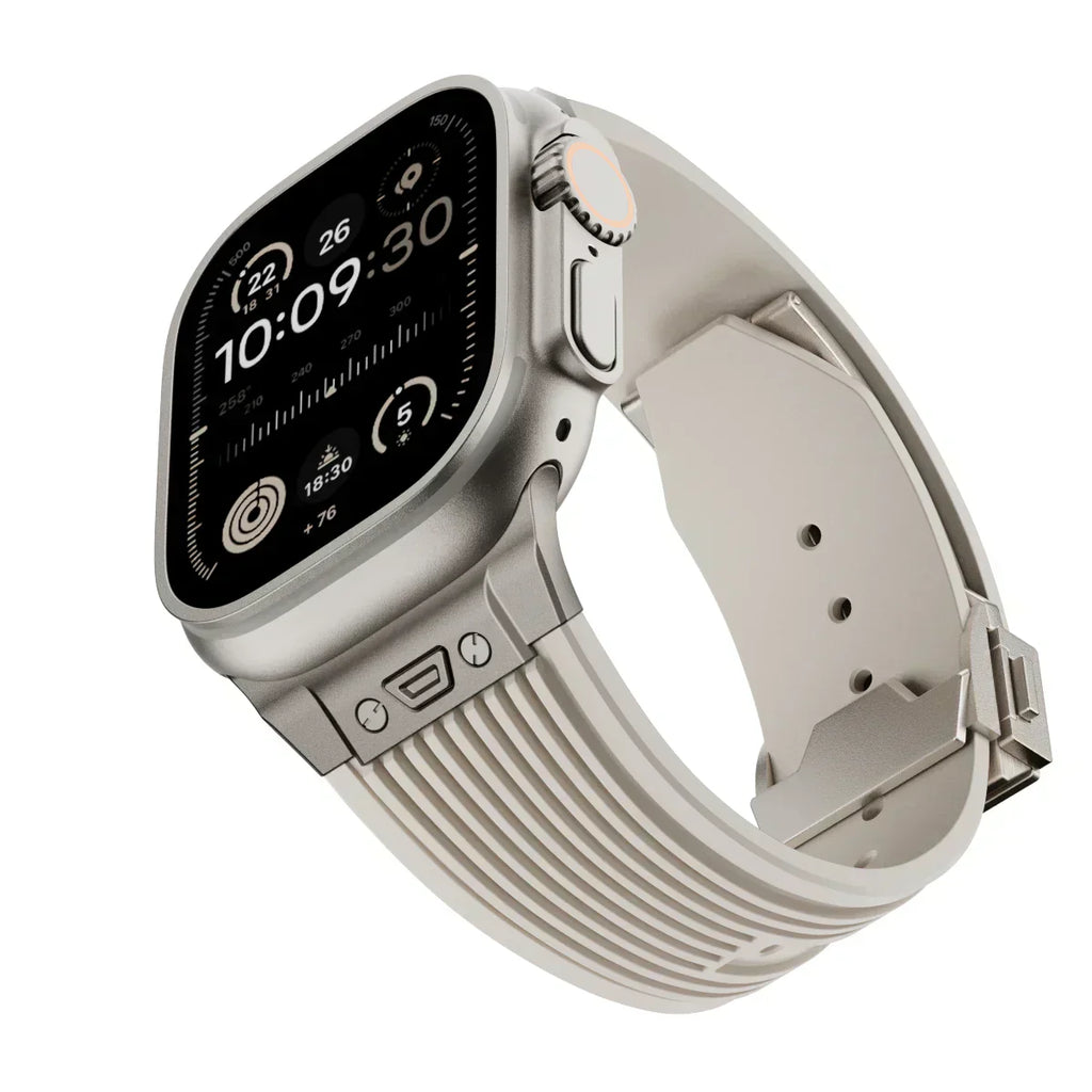 Silikonový řemínek k hodinkám Apple Watch 44–49 mm, nastavitelný řemínek NovaFlex
