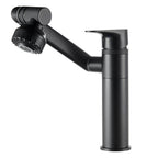 Rotating-Head Single-Hole Sink Faucet, Corrosion-Resistant Finish