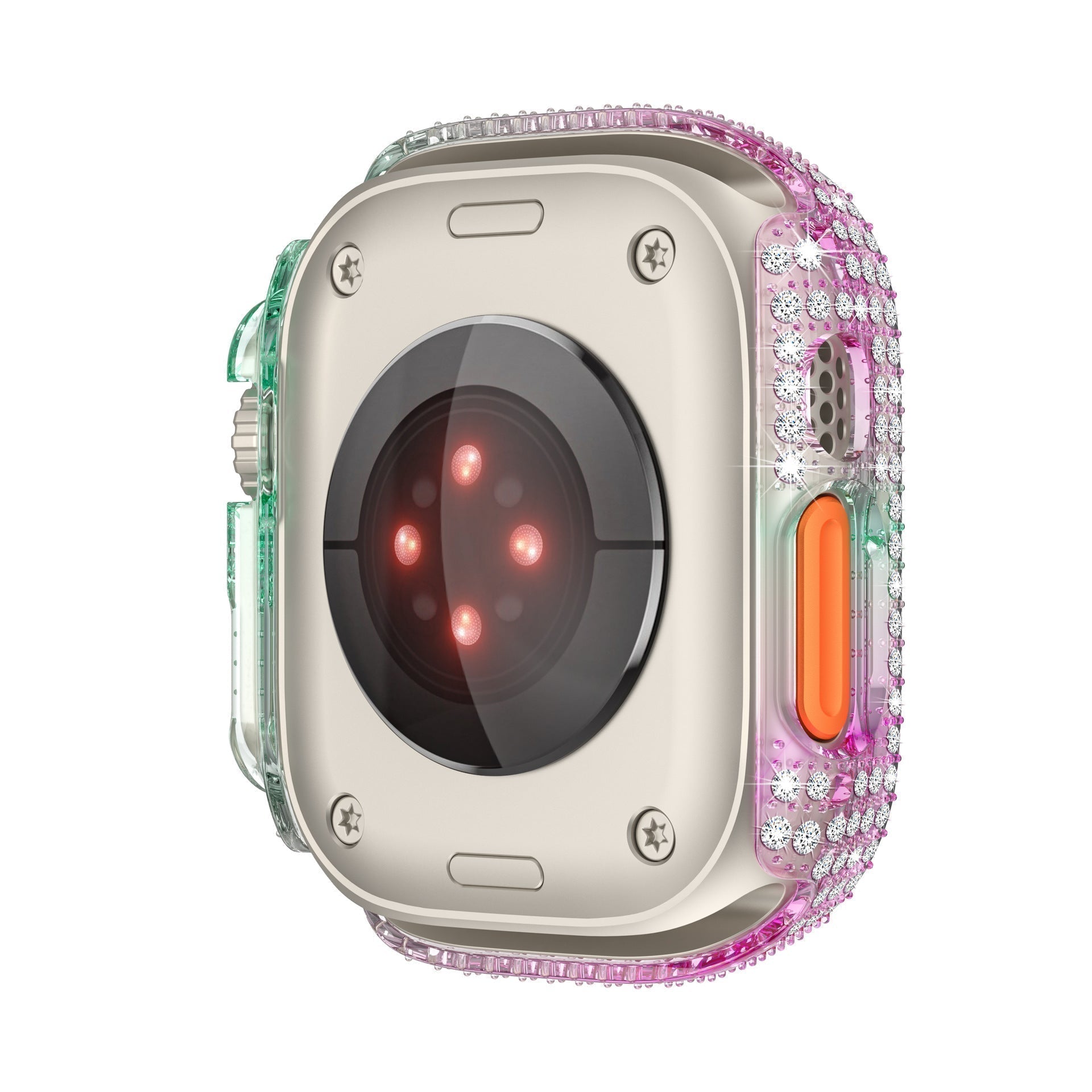 Diamant Apple Watch Ultra-etui med skærmbeskytter — LuxeGuard