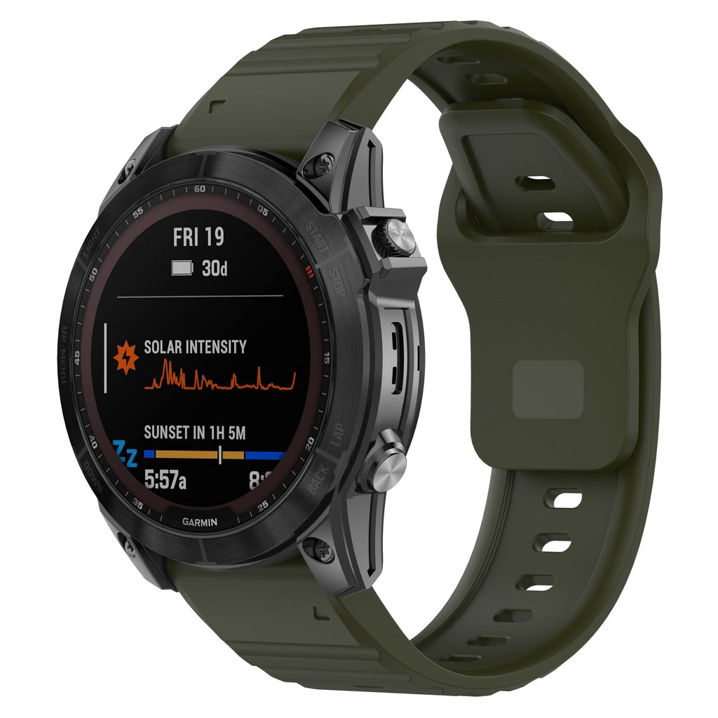 Ventro Silicone Sport Band for Garmin Fenix 8, 7X, 6X, Vented Design