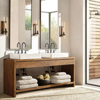 Applique murale moderne Enya en verre cylindrique | Fioriscas