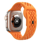 Bracelet Apple Watch, AeroFlex en caoutchouc suisse FKM respirant, ajustement sport