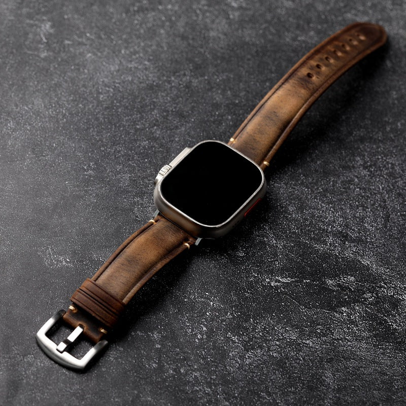 Apple Watch-rem, Vellaro rustikt fuldkornet italiensk læder