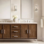 Applique murale moderne Enya en verre cylindrique | Fioriscas