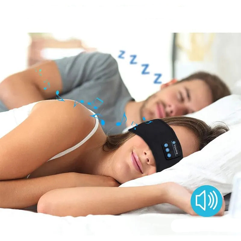 Fascia per il sonno SomniBand Bluetooth con altoparlanti integrati e tessuto morbido, batteria da 10 ore | Fioriscas