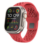 Bracelet Apple Watch, AeroFlex en caoutchouc suisse FKM respirant, ajustement sport
