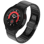 Armband i rostfritt stål med fjärilslås för Galaxy Watch 4/5/6/7 Pro