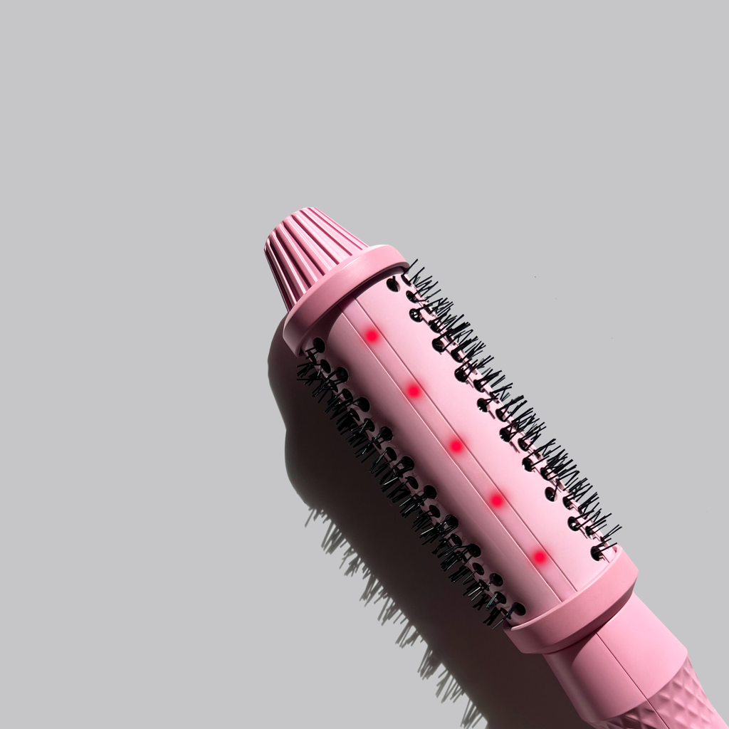Infrared Ceramic Round Brush With LCD Display for Shine and Volume Curl | Fioriscas