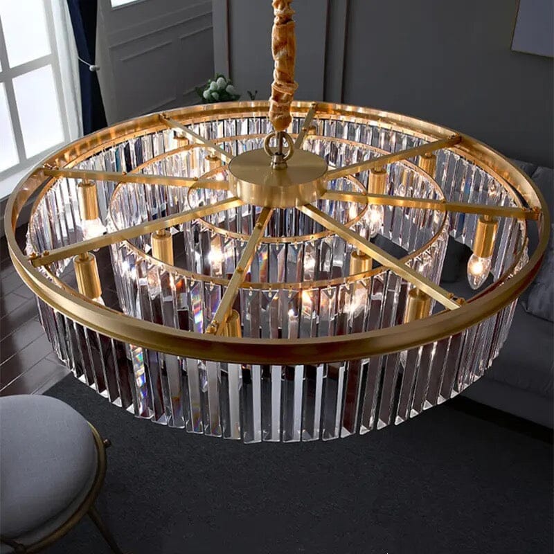 Liora K9-krystalpendel, konvertibel lysekrone og loftslampe
